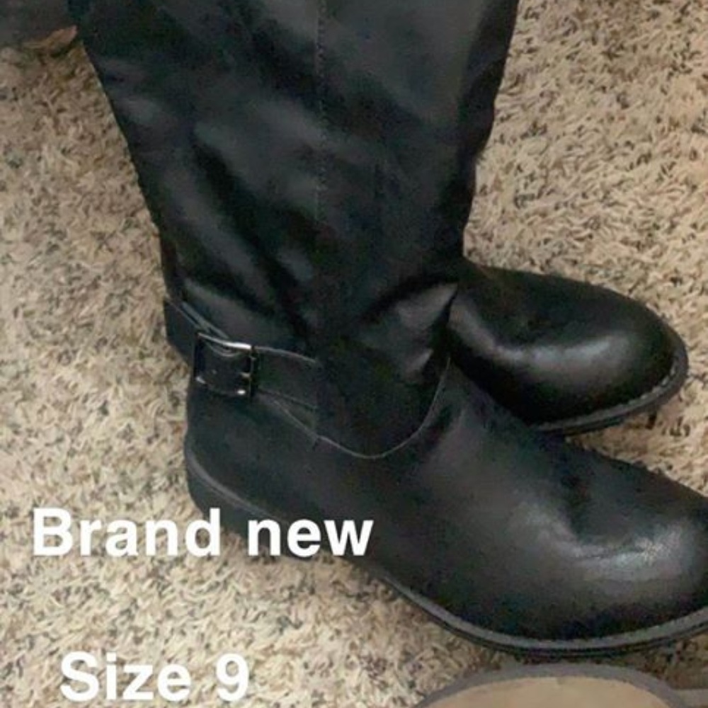 Black boots
